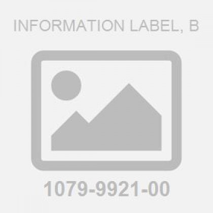 Information Label, B